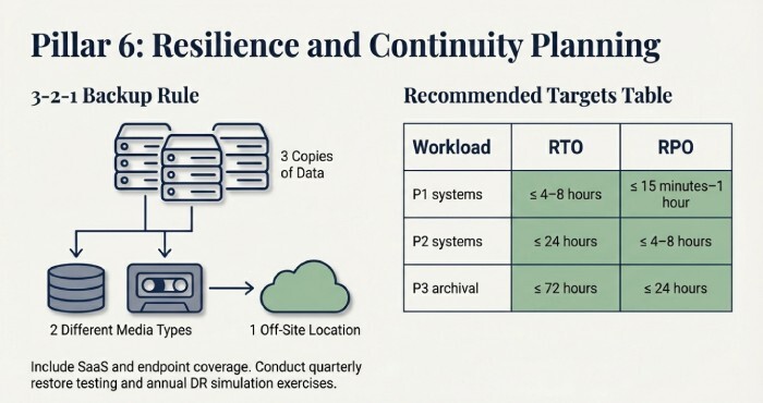Resilience and continuity planning 