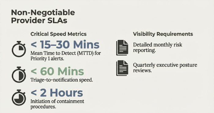 Non-Negotiable provider SLSs