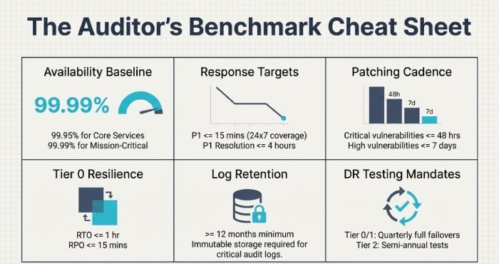 The Auditor's Benchmark cheat sheet