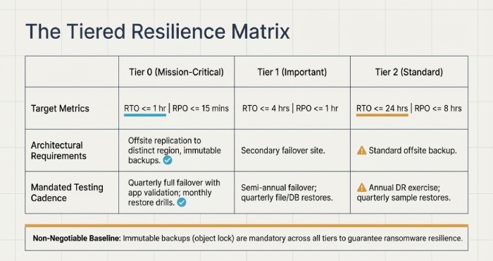 The Tiered Resilience Matrix 