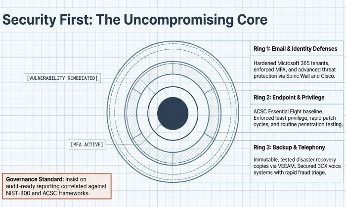 security first: the uncompromising core