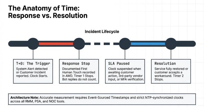The Anatomy of Time: Response vs. Resolution
