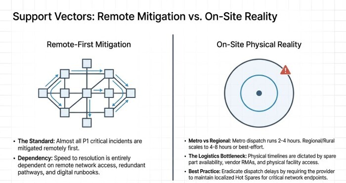 Remote-First Mitigation” and “On-Site Physical Reality