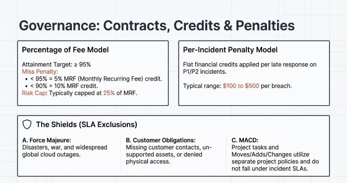 Governance: Contracts, Credits & Penalties
