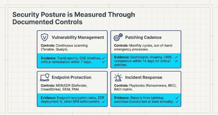 Security Posture is Measured Through Documented Controls
