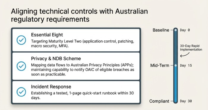 Aligning technical controls with Australian regulatory requirements