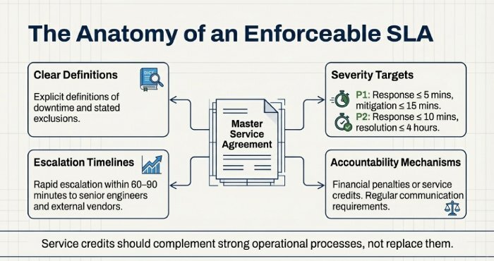 The Anatomy of an Enforceable SLA