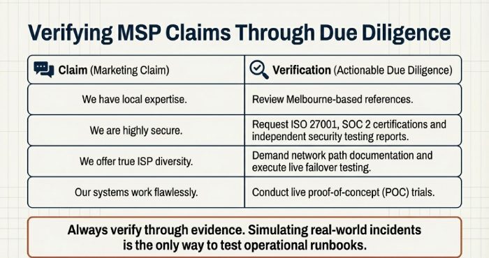 Verifying MSP Claims Through Due Diligence