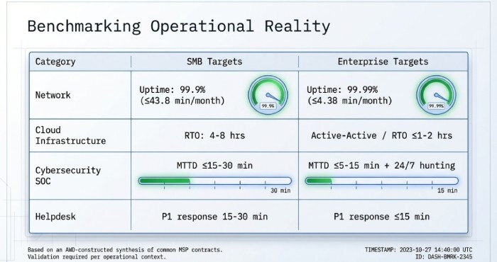 Benchmarking Operational Reality