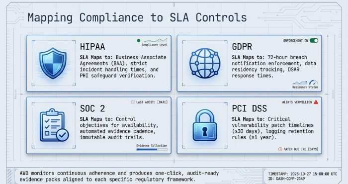 Mapping Compliance to SLA Controls
